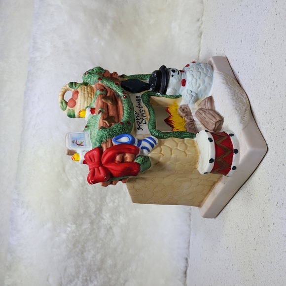 Vintage Porcelain Fireplace Candle holder - Picture 2 of 16